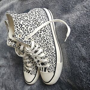 Converse Black and White High-Top Sneakers